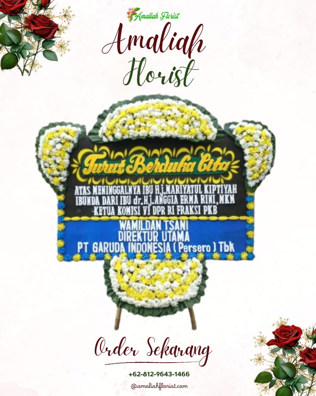 Papan Bunga Duka Pontianak Selatan